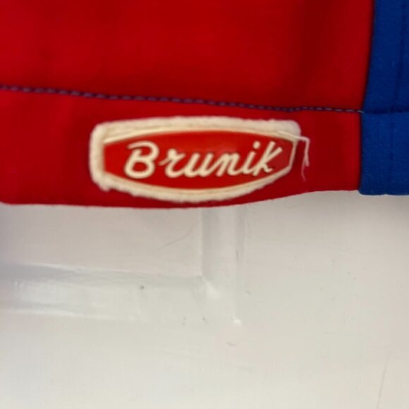 Vintage 90's Rare Brunik By AB Sport Men's Red/Blue Racing Jacket Sz 52 - Picture 15 of 15